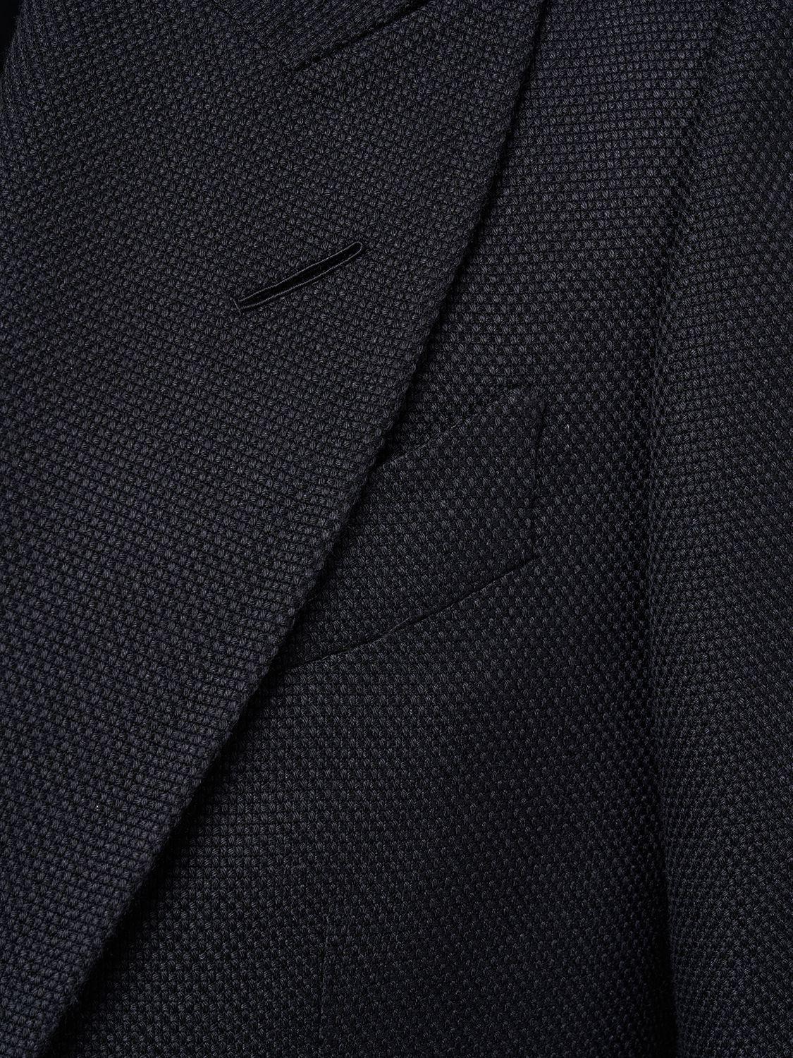 Wool Hopsack Shelton Jacket In Navy Product Image