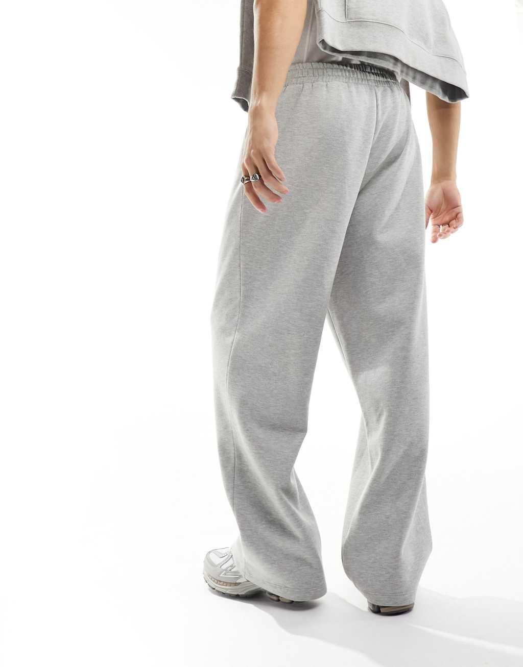 COLLUSION Relaxed skate sweatpants in gray heather  Product Image