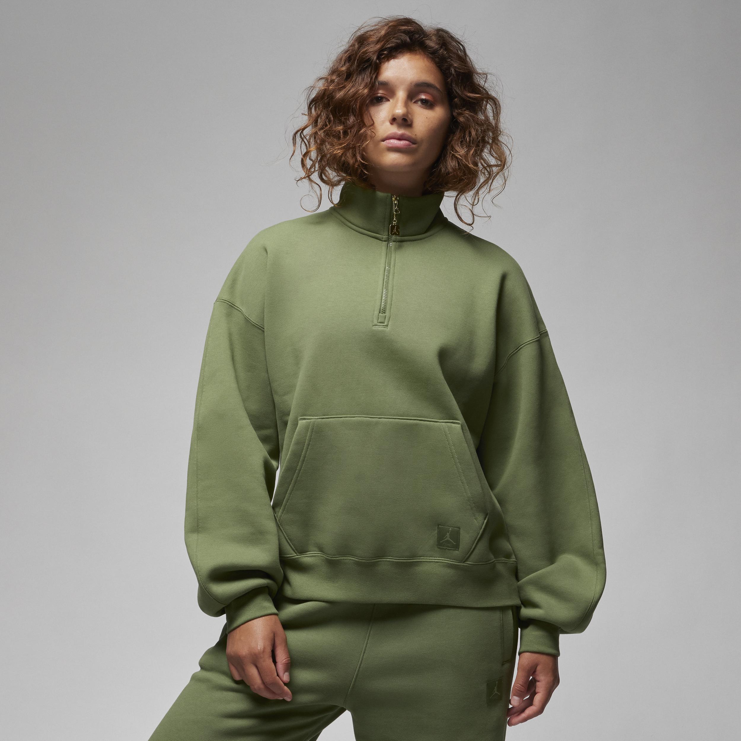 Jordan Womens Flight Fleece Quarter-Zip Top Product Image