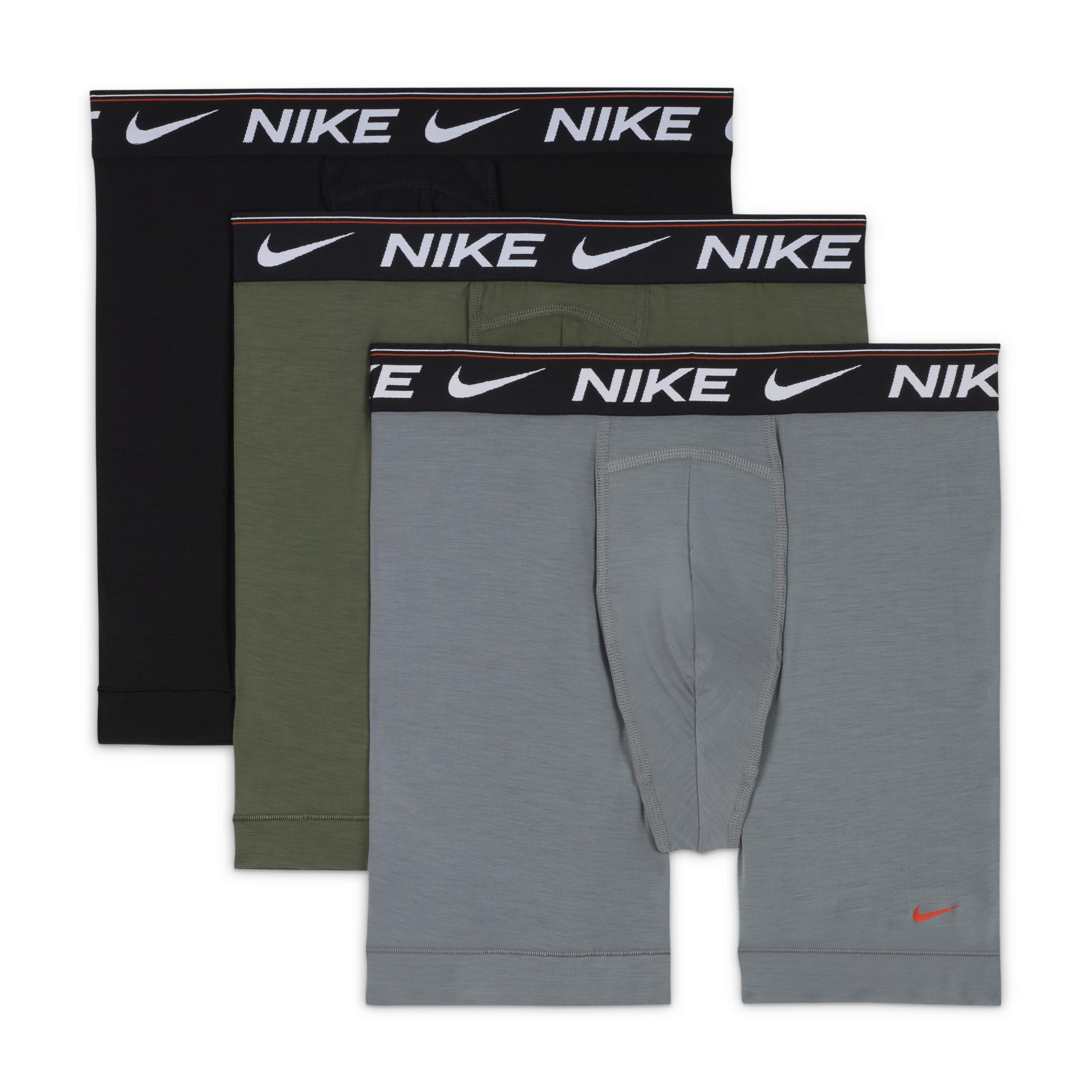 Nike Ultra Comfort Men's Dri-FIT Long Boxer Brief (3-Pack) Product Image