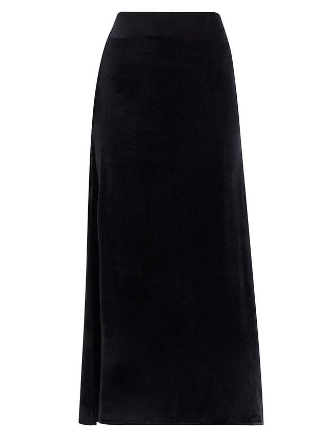 Womens Lia Velvet Midi-Skirt Product Image