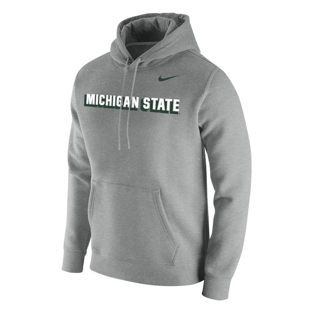 Nike Men's College Club Fleece (Michigan State) Hoodie Product Image