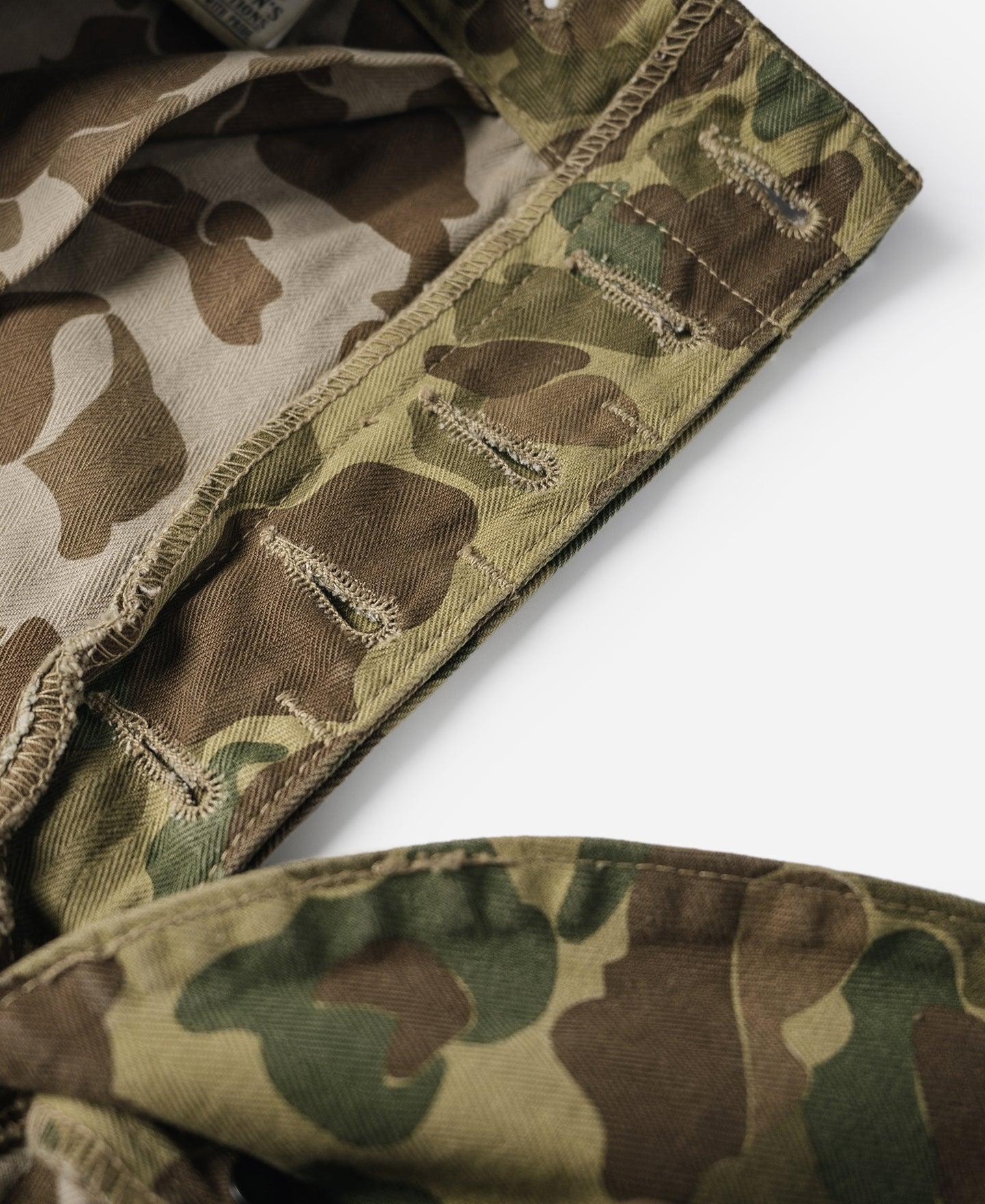 US Army M-1943 Herringbone Cotton Camouflage Pants (Modified) Product Image