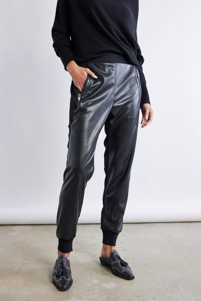 The Best Vegan Leather Combo Jogger Product Image