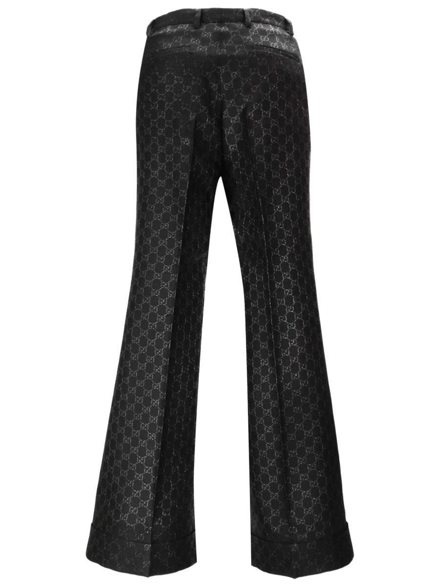 Gg Slim Fit Trousers In Black Product Image