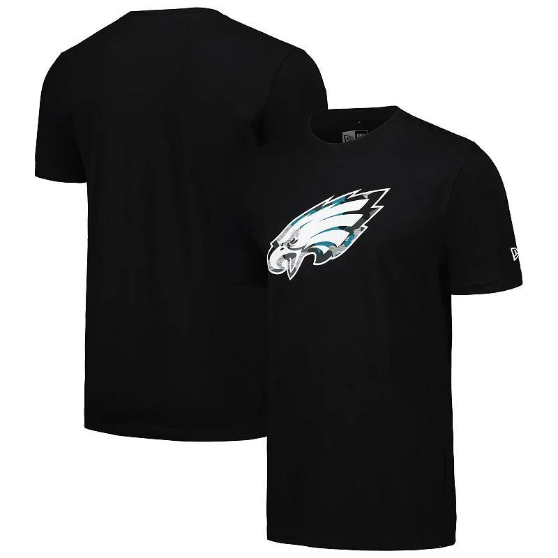 Mens New Era Philadelphia Eagles Camo Logo T-Shirt Product Image