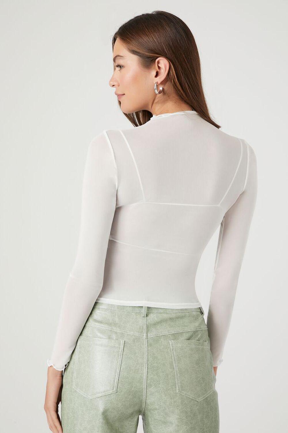 Sheer Mesh Crop Top | Forever 21 Product Image