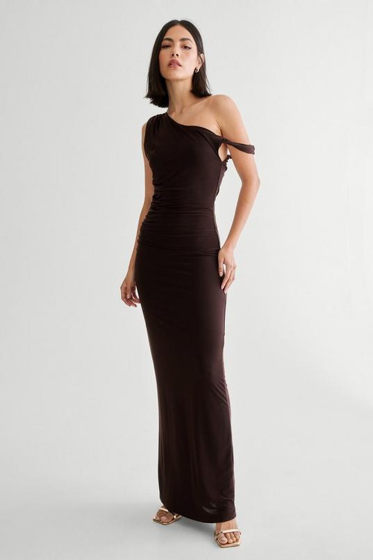 Slinky Off Shoulder Maxi Dress product image