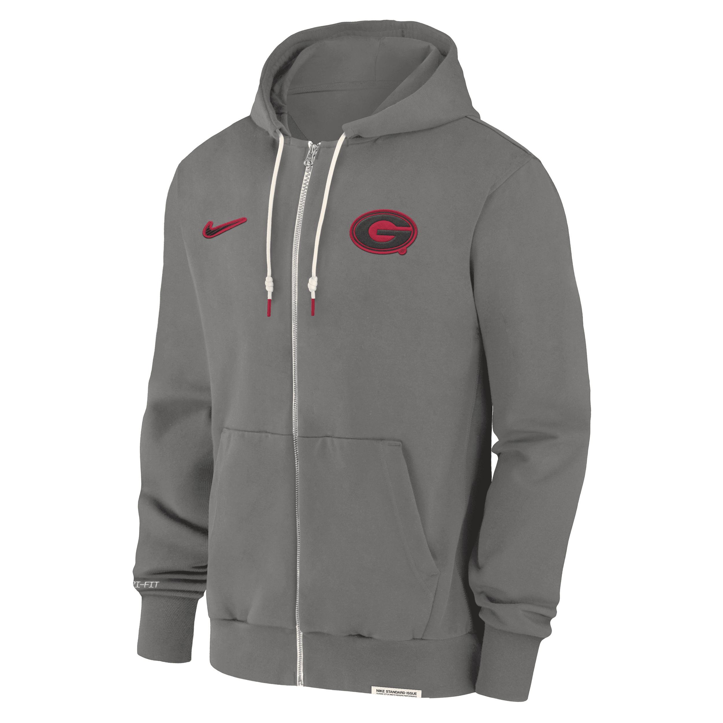 Georgia Bulldogs Sideline Player Nike Men's Dri-FIT College Full-Zip Hoodie Product Image