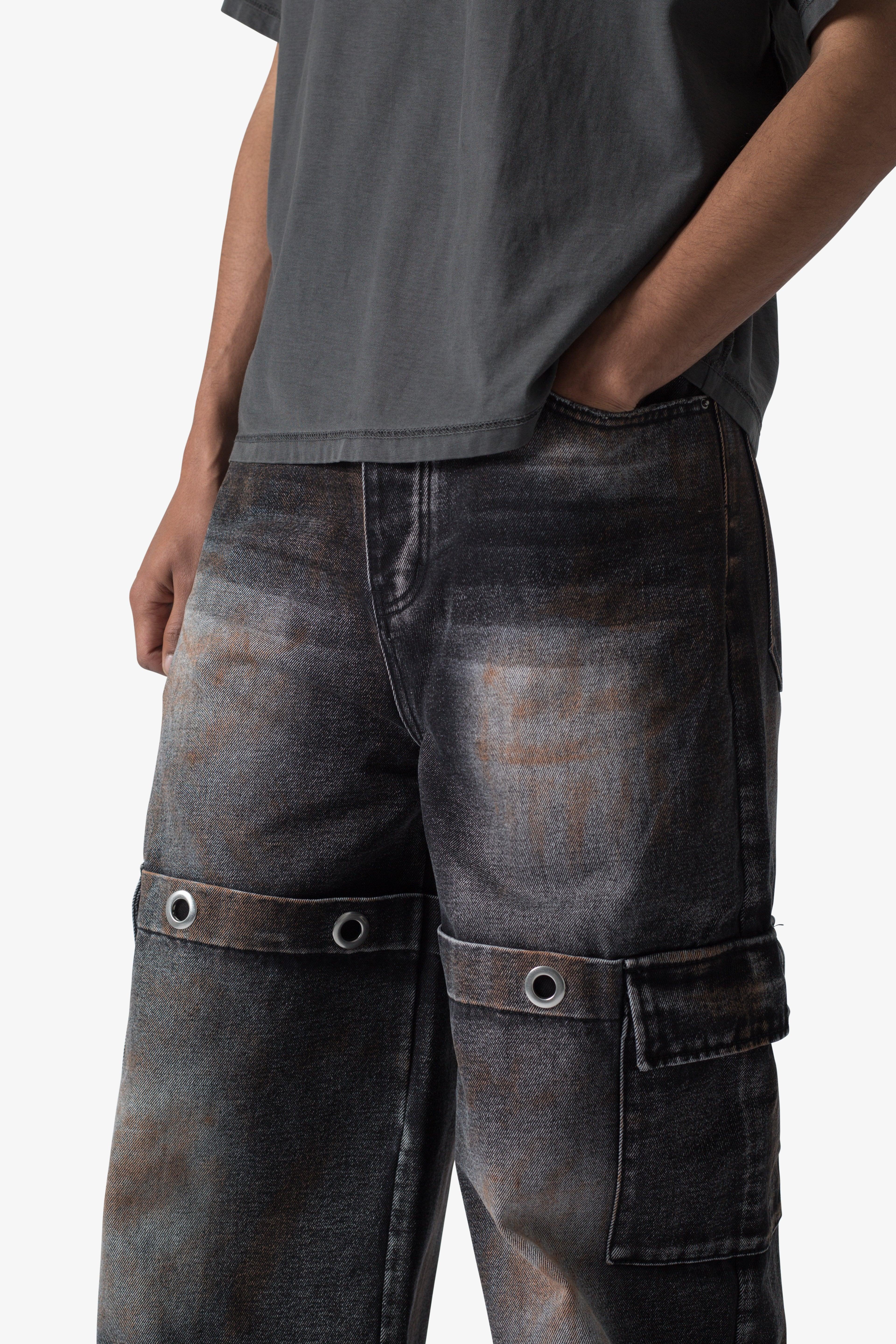 Void Baggy Ring Denim - Washed Black Product Image