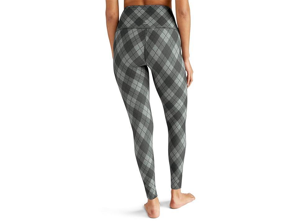 Beyond Yoga Softmark Caught in The Midi High Waisted Leggings Beyond Argyle) Women's Clothing Product Image