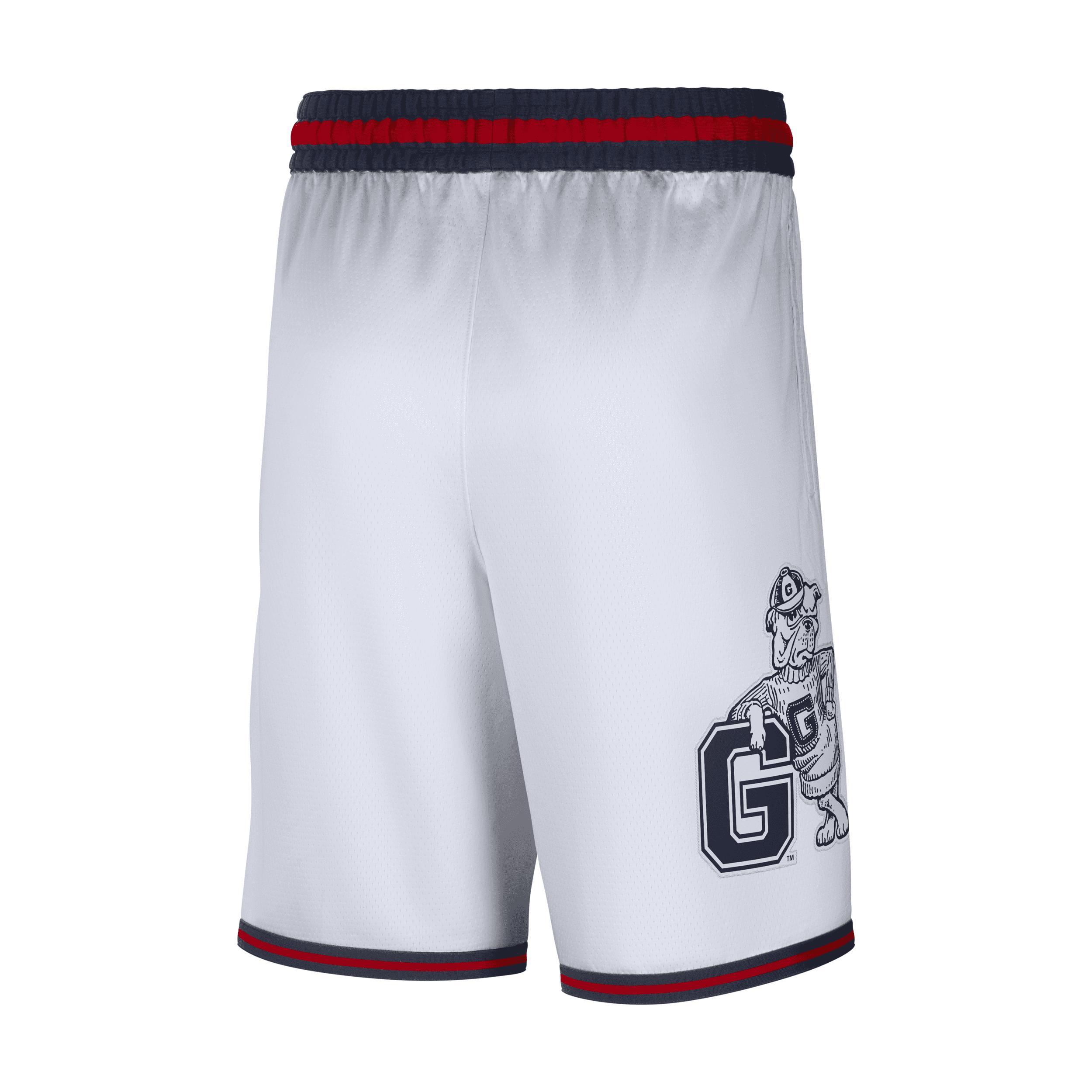 Mens Nike White Gonzaga Bulldogs Limited Basketball Performance Shorts Product Image