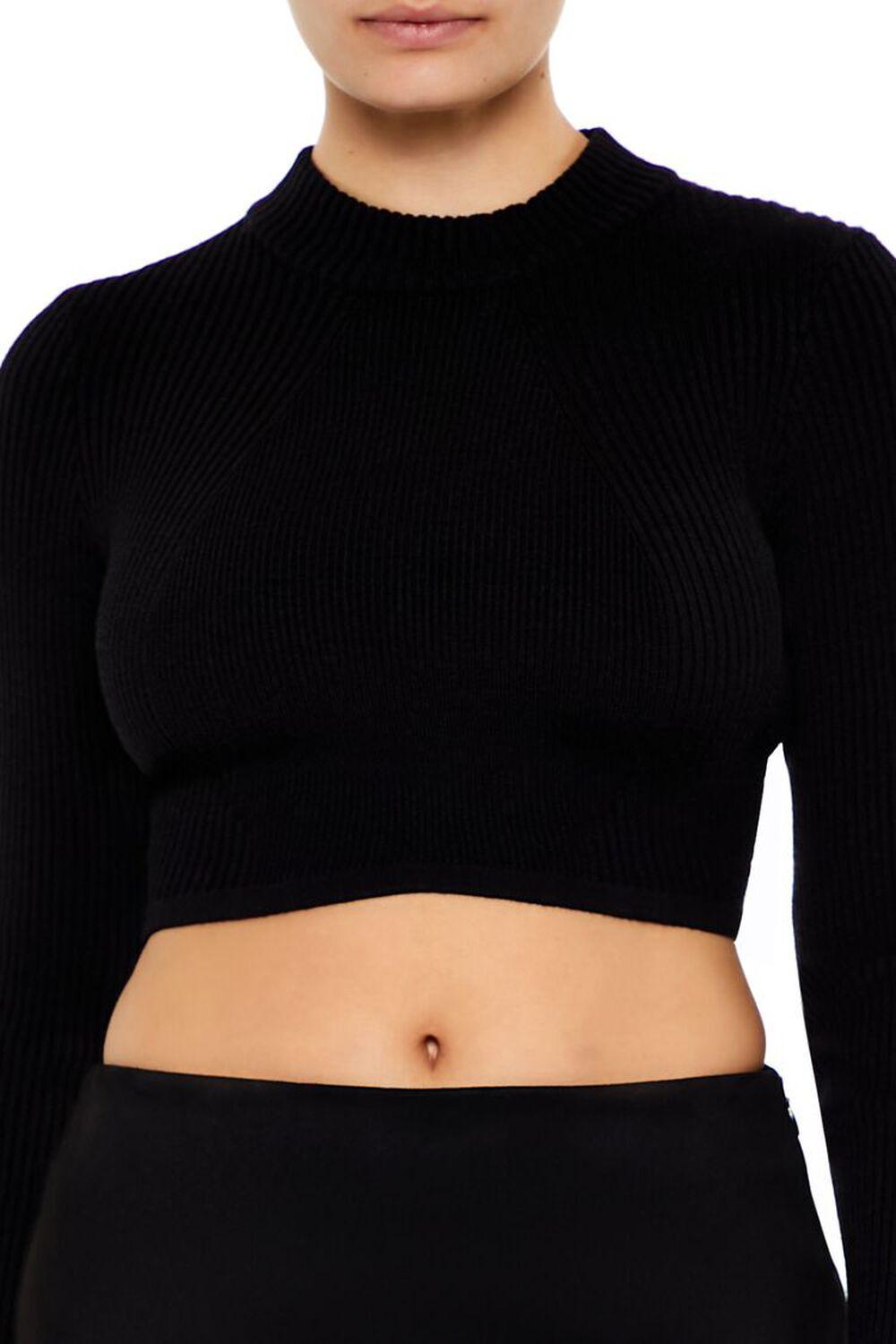 Cropped Mock Neck Sweater | Forever 21 Product Image