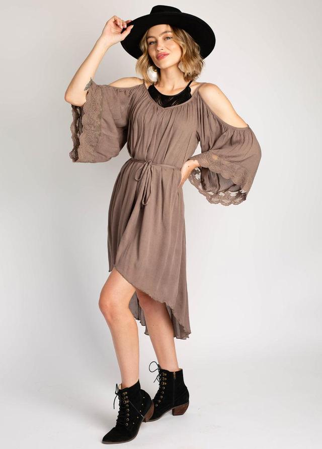 Dela Dress in Taupe Product Image