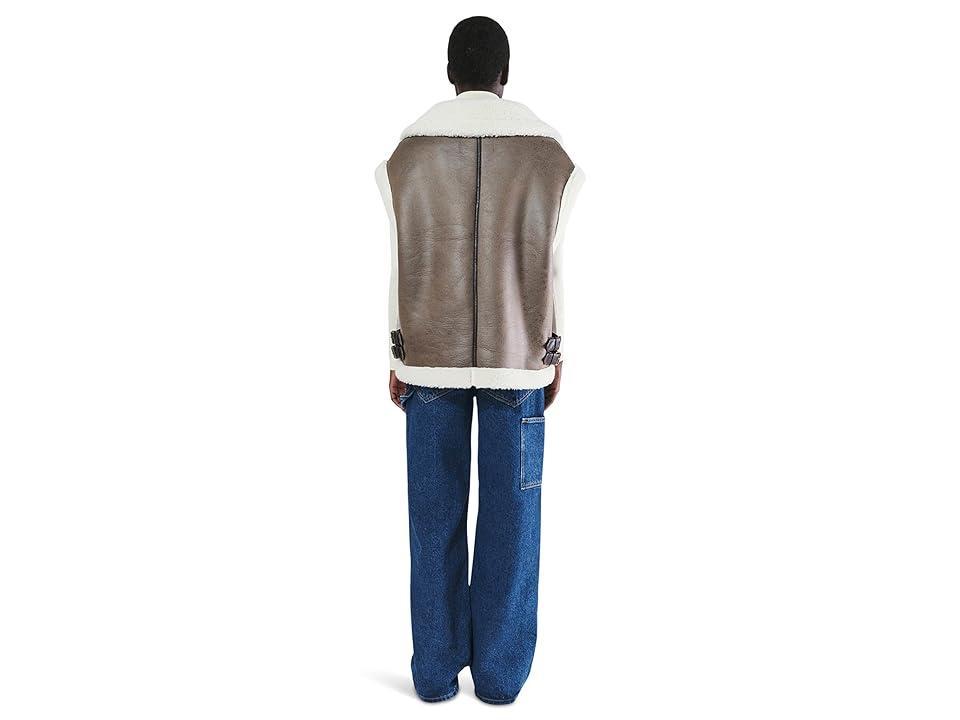 Apparis Luca Faux Shearling Aviator Vest Product Image