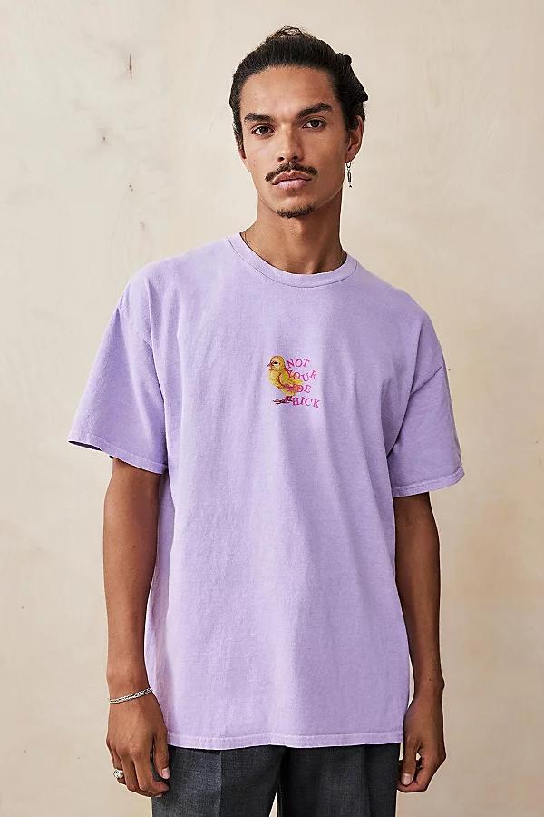 Urban Outfitters UO Purple Side Chick Tee Mens at Urban Outfitters Product Image