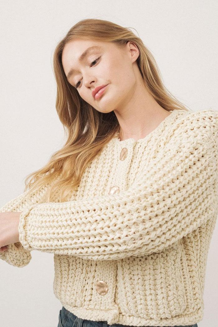 Chunky Knit Cardigan Product Image