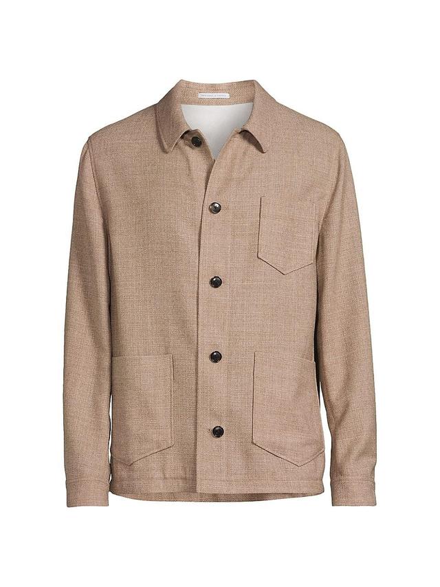 Mens Cart Wool-Blend Shirt Jacket Product Image