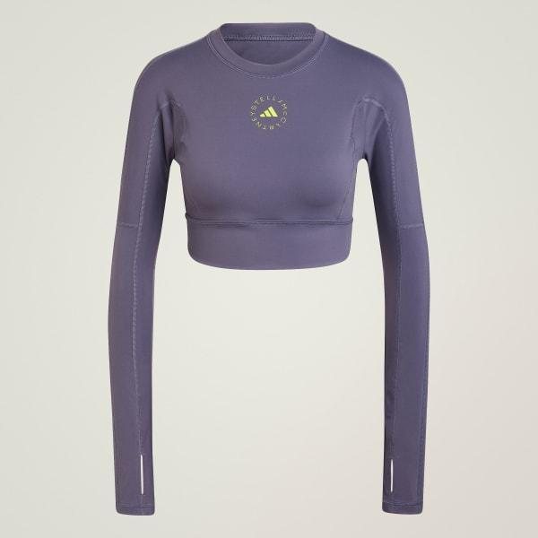 adidas by Stella McCartney TrueStrength Yoga Long Sleeve Crop Top Product Image