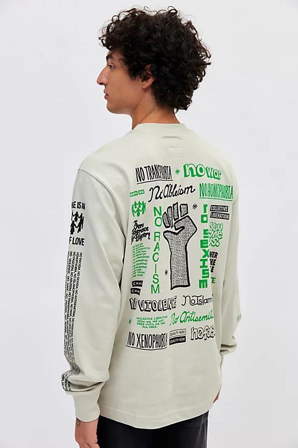 Urban Outfitters,CHNGE CHNGE UO Exclusive No No No Long Sleeve Tee Mens at Urban Outfitters Product Image