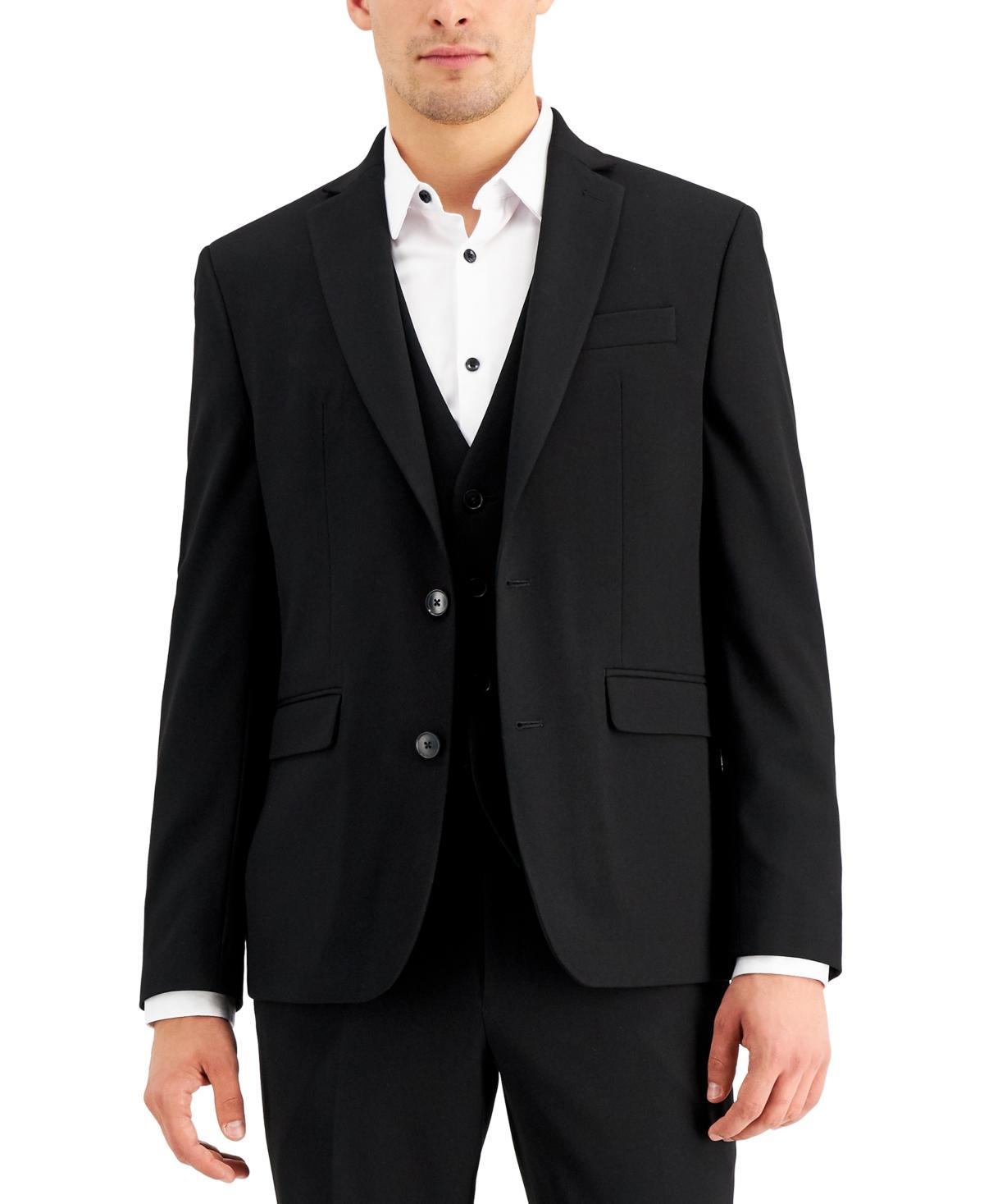 I.n.c. International Concepts Mens Slim-Fit Black Solid Suit Jacket, Created for Macys Product Image