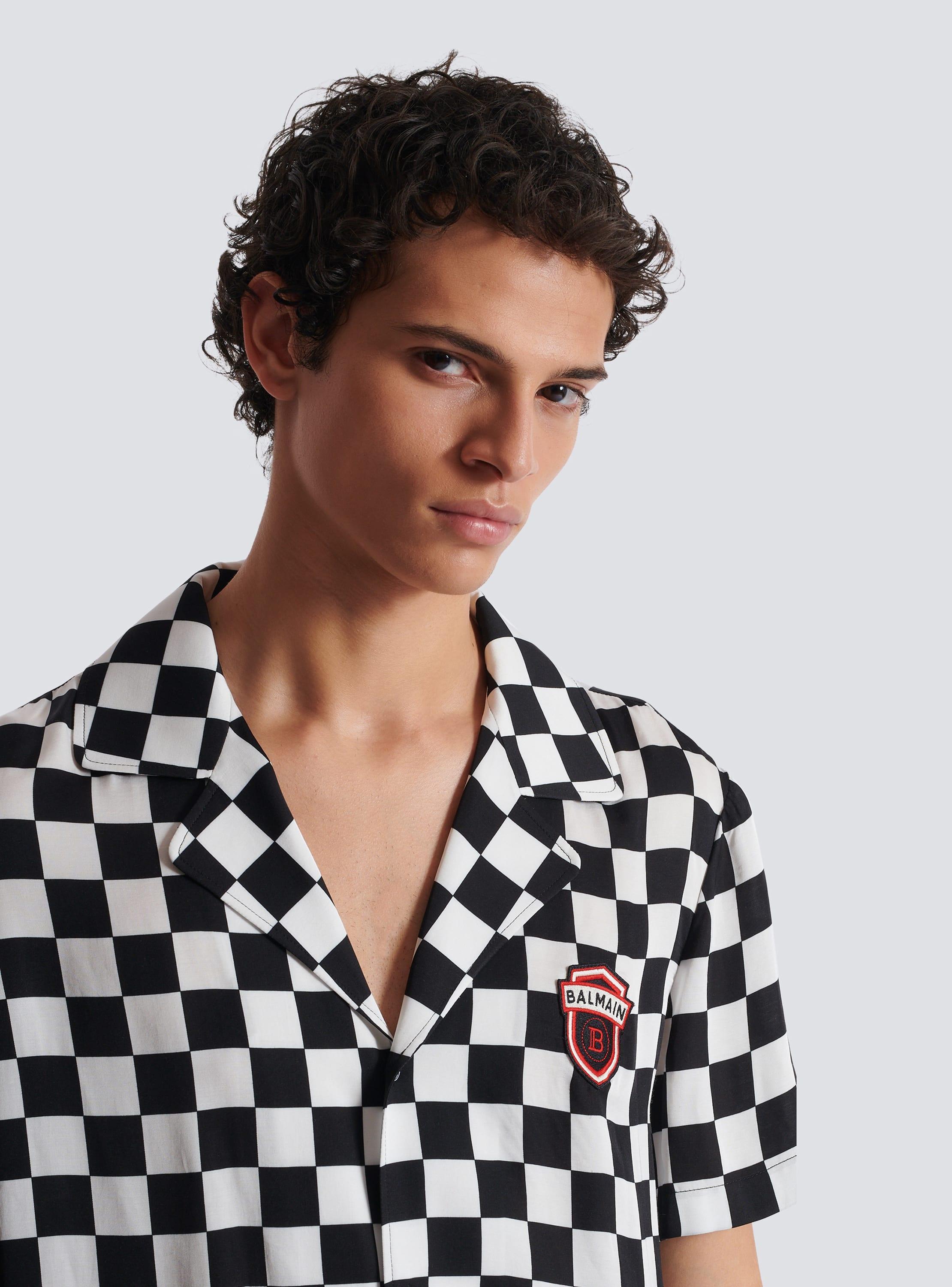 Satin Balmain Racing pyjama shirt Product Image