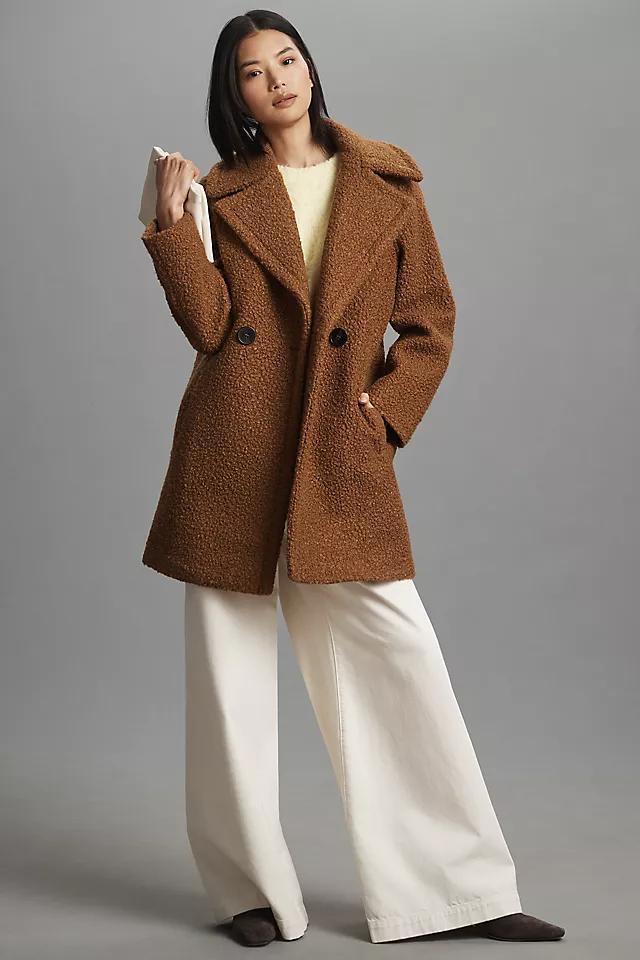 NVLT Flat Bouclé Double-Breasted Overcoat Product Image