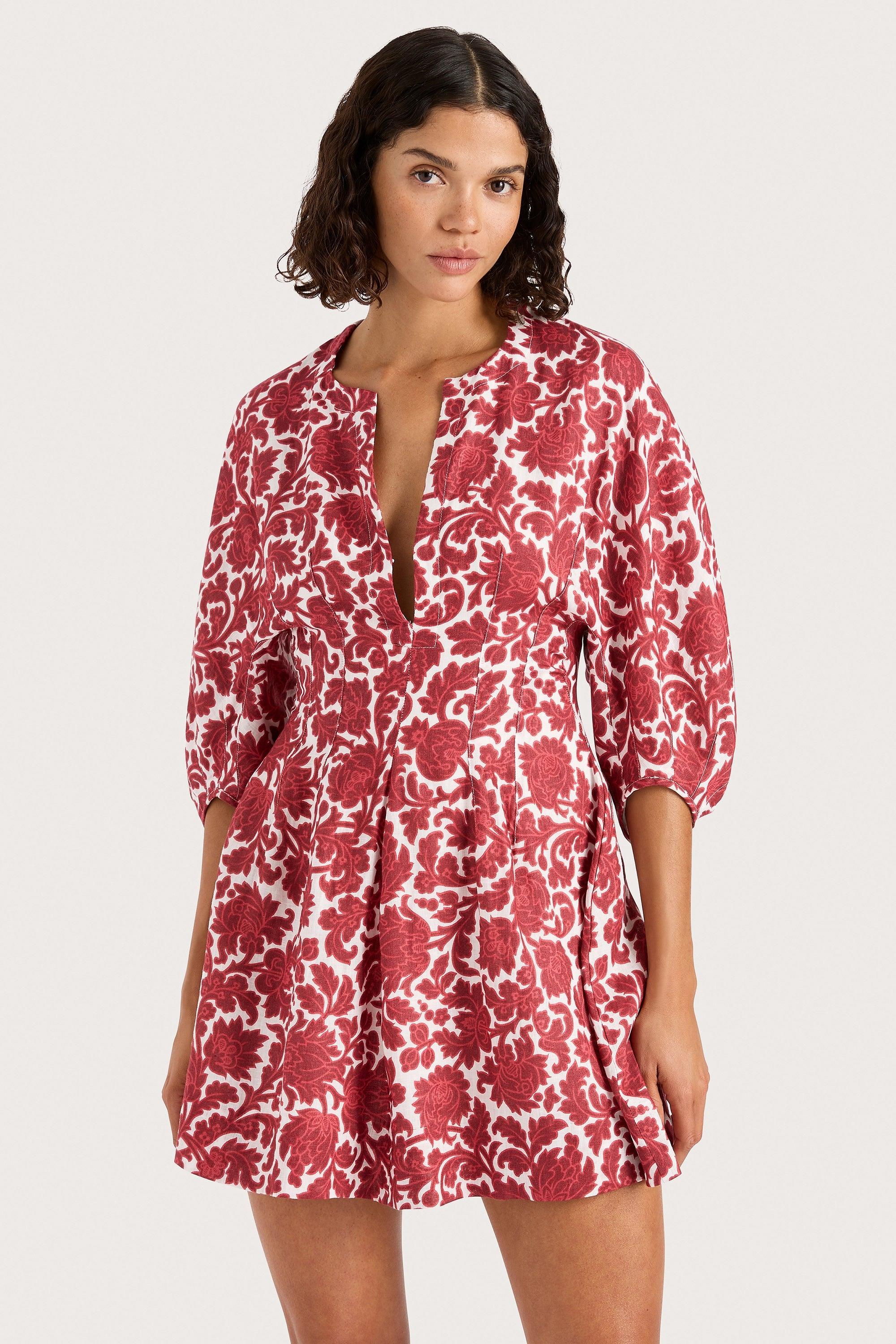 Soleil Mini Dress Heuchera Print Product Image