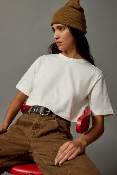 BDG Boyfriend Cropped Boxy Tee Womens at Urban Outfitters Product Image