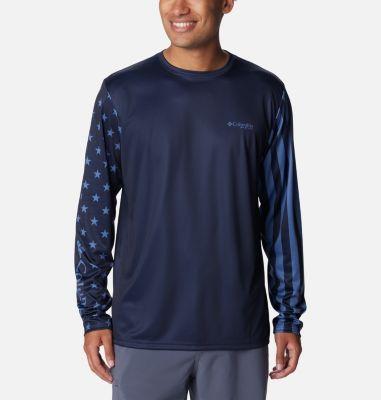 Columbia Men's PFG Terminal Tackle Americana Long Sleeve Shirt- Product Image