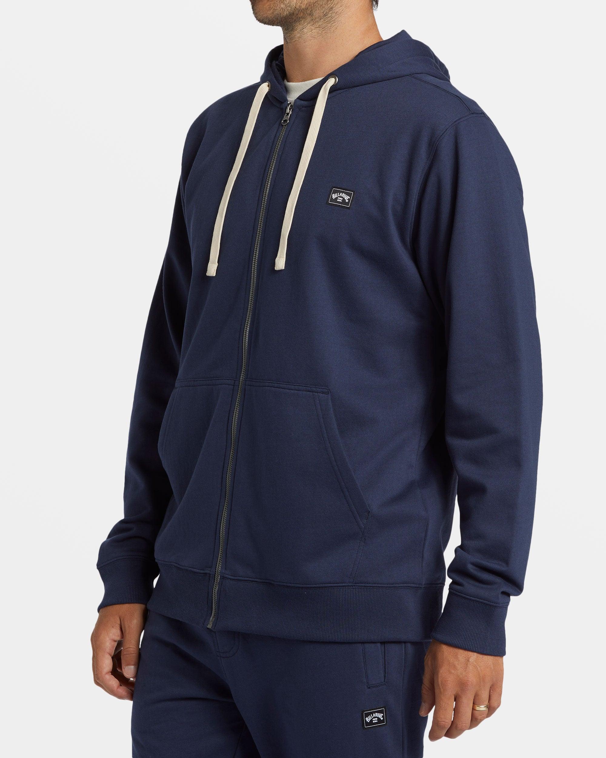 All Day Zip Hoodie - Dusty Navy Male Product Image