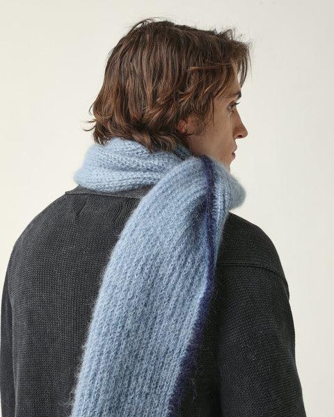 Mohair Scarf - Blue Product Image