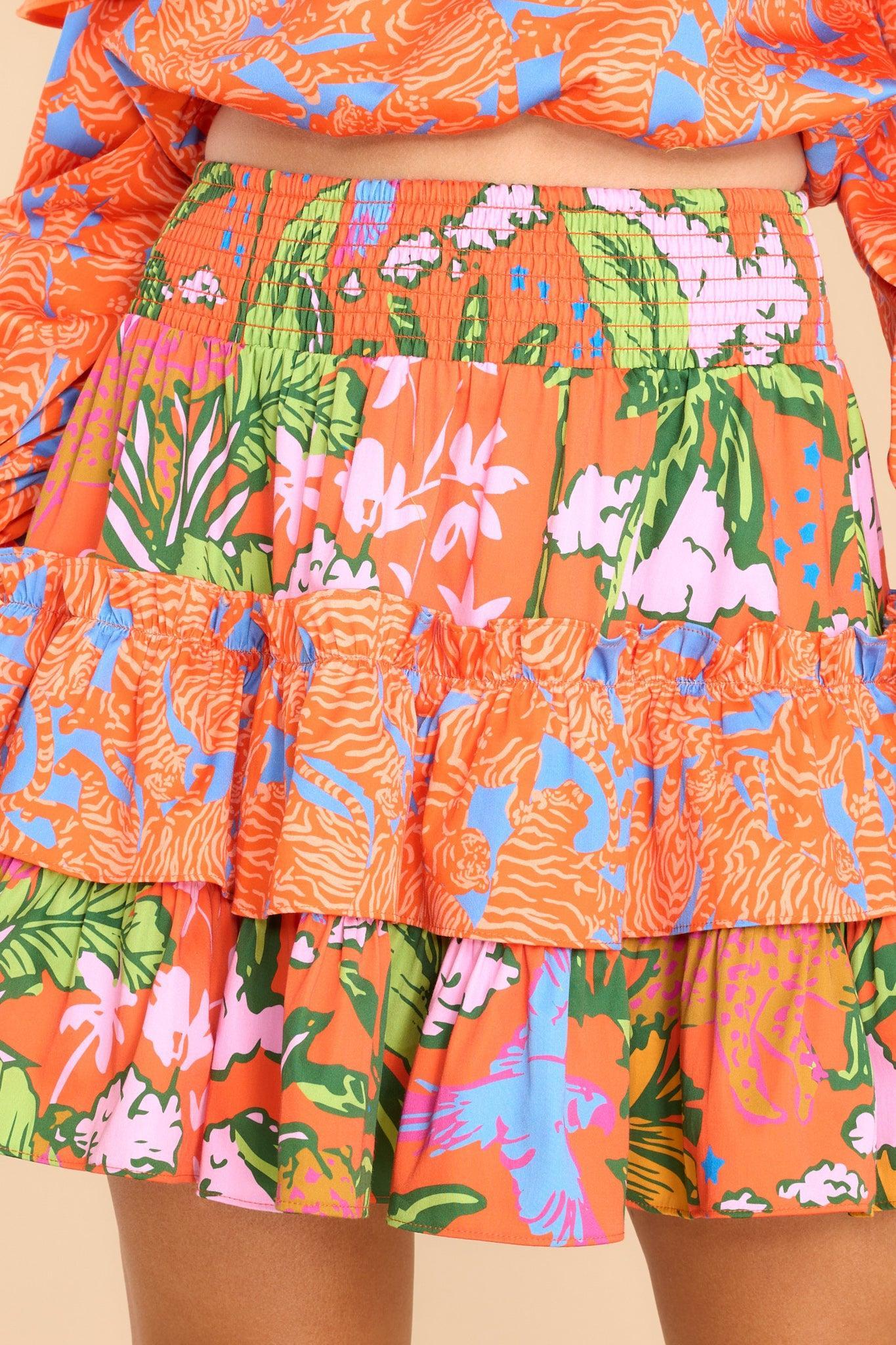 Angela Jungle Cruise Skirt Print Product Image