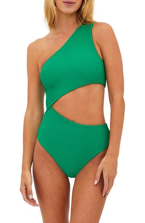 Beach Riot Celine Cutout One-Shoulder One-Piece Swimsuit Product Image