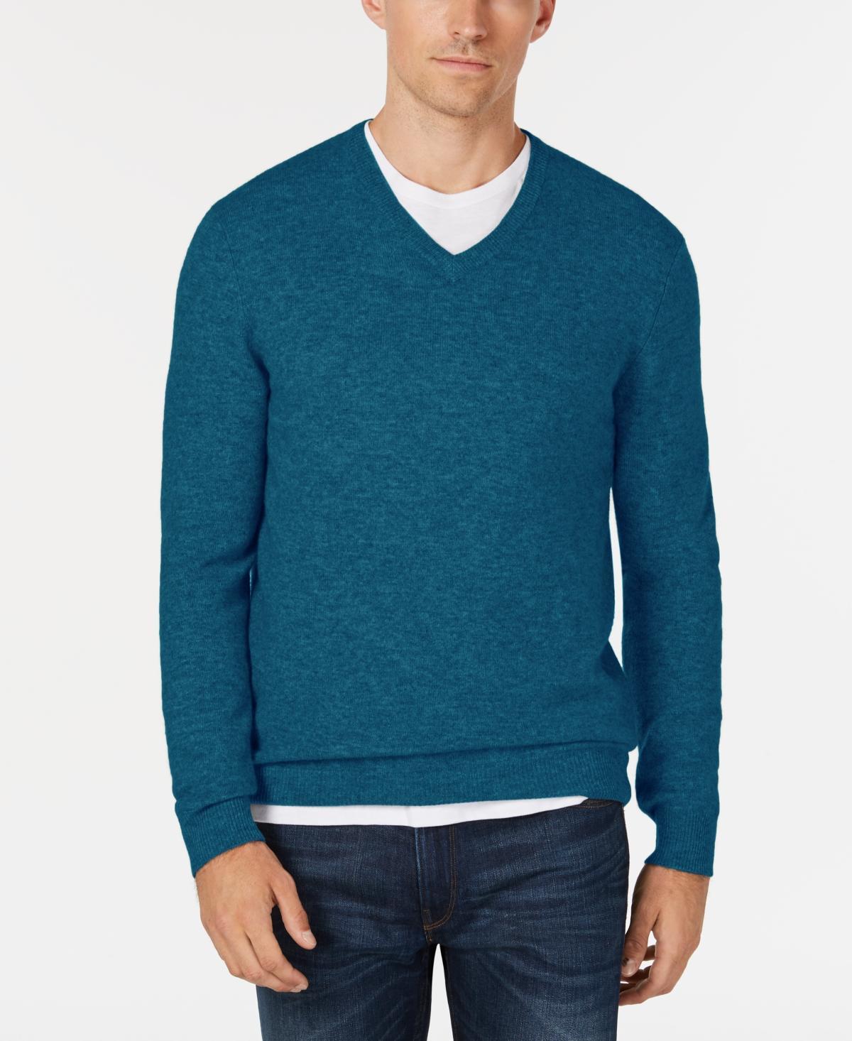 Club Room Mens V-Neck Cashmere Sweater, Created for Macys Product Image