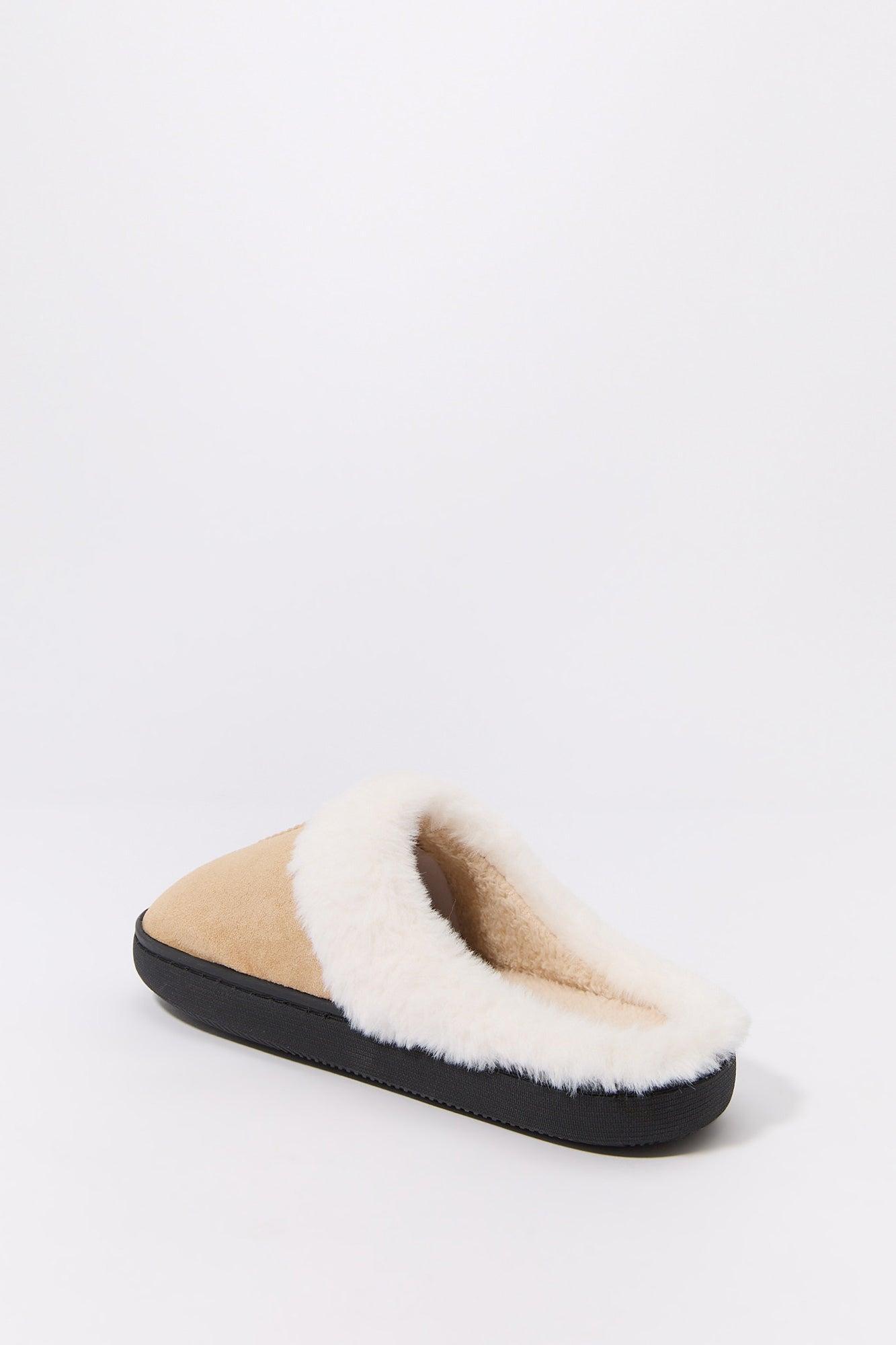 Faux Fur & Suede Slipper Male Product Image