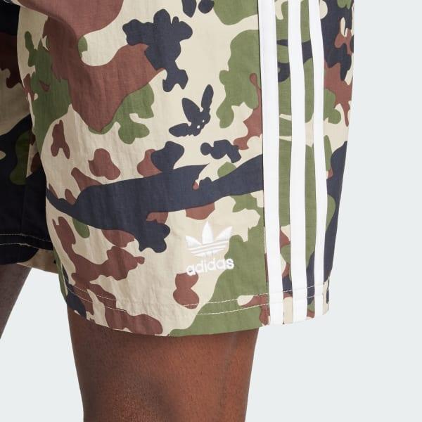 Camo Allover Print Swim Shorts Product Image