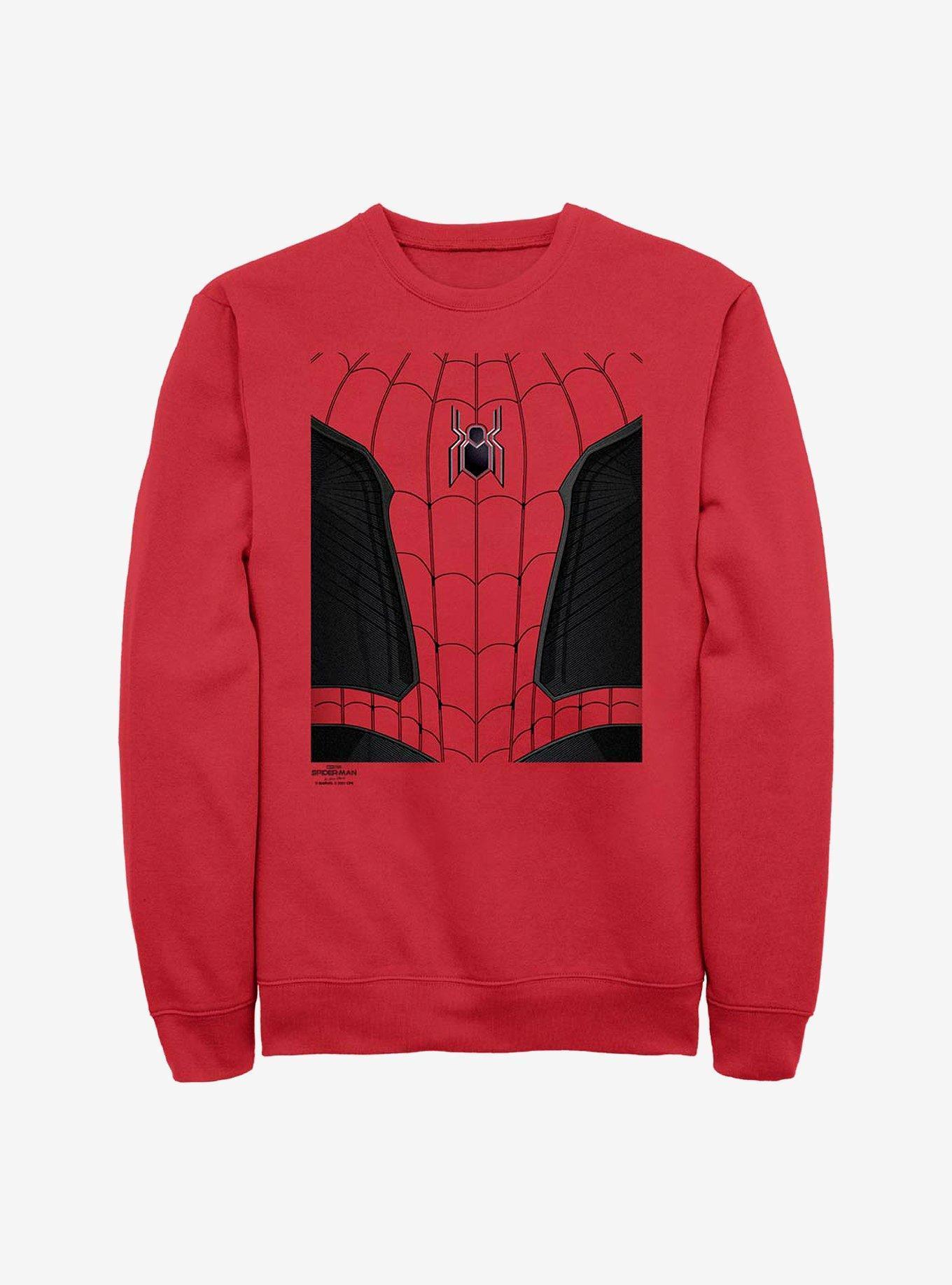 Marvel Spider-Man Spidey Suit Crew Sweatshirt Product Image