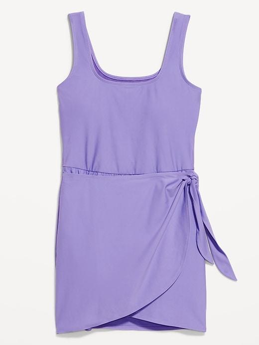 Side-Tie Swim Dress Product Image