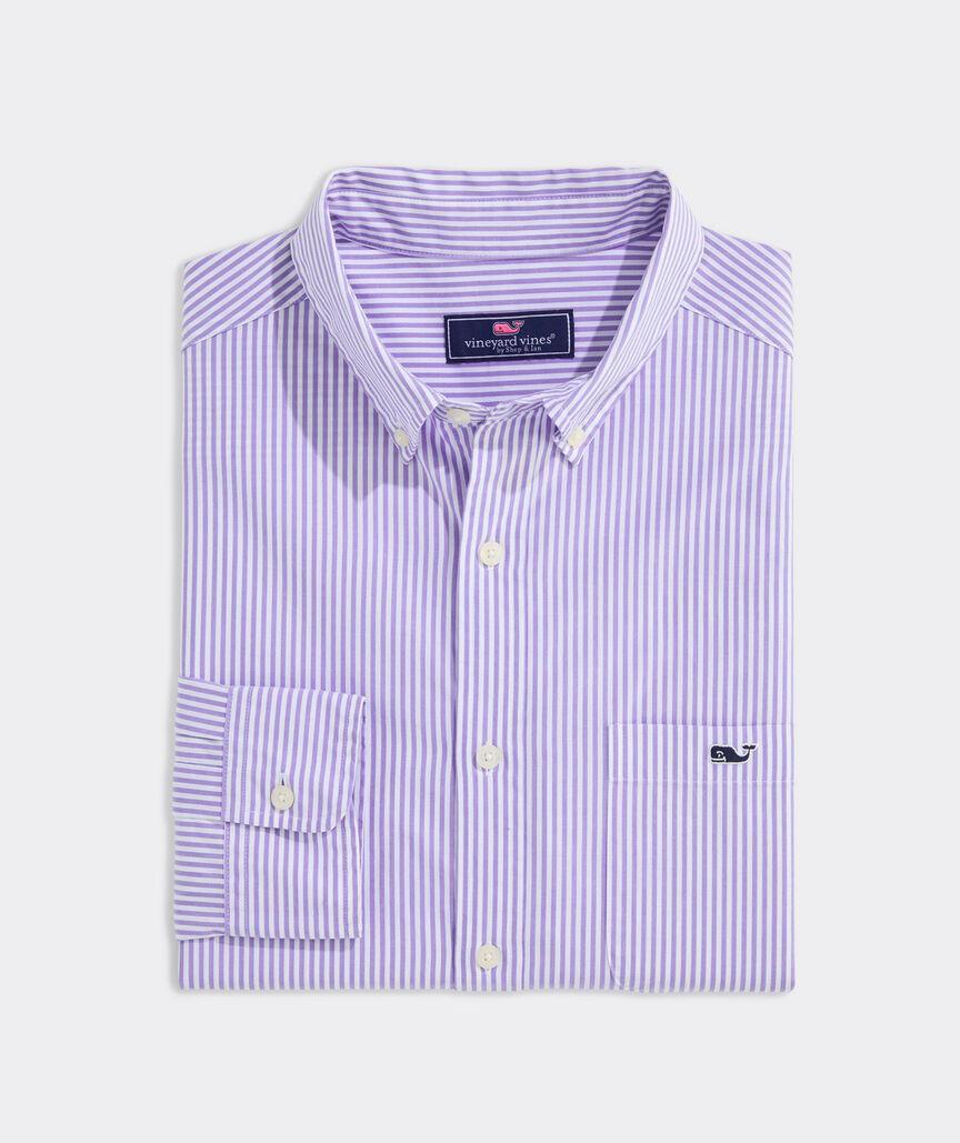 Stretch Poplin Stripe Shirt Product Image