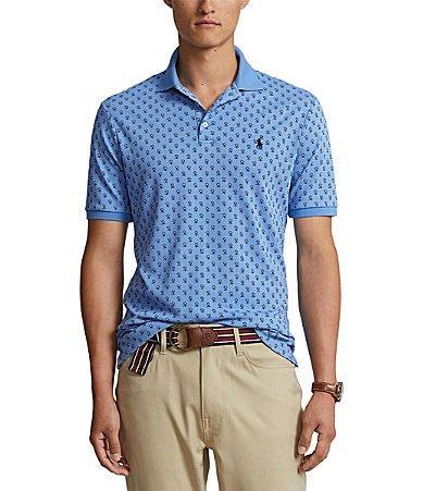 Mens Interlock Cotton Polo Shirt Product Image