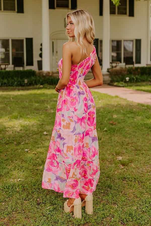 Blossom Gala One Shoulder Maxi Dress Product Image