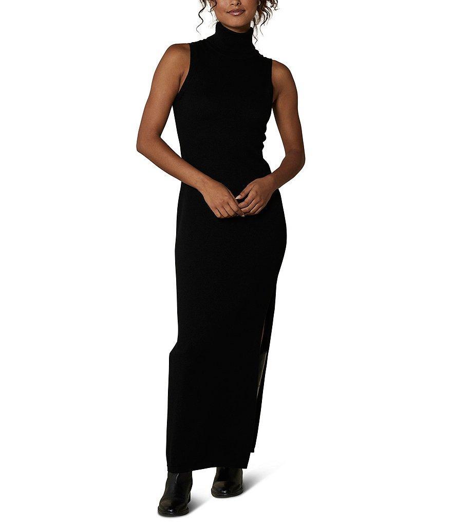 The Normal Brand Athena Sleeveless Turtleneck Sweater Knit Maxi Dress Product Image