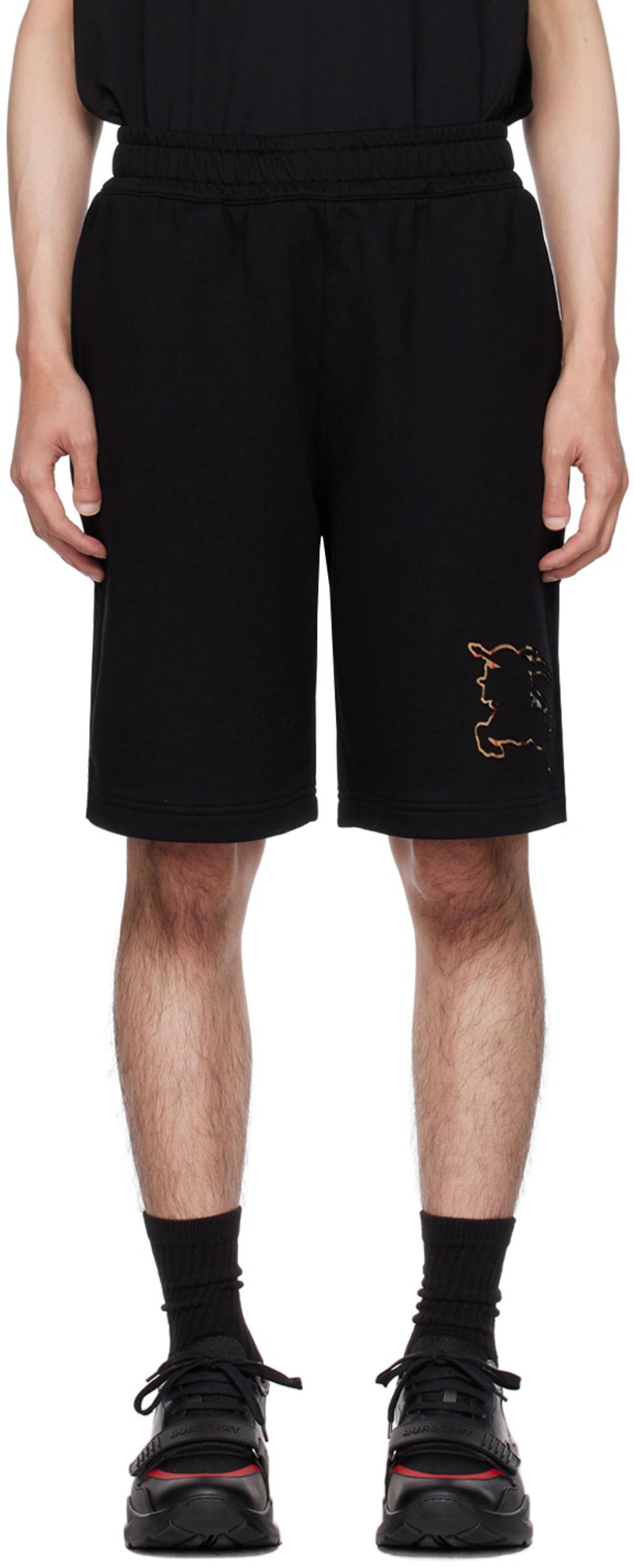 Black Check Ekd Shorts Product Image