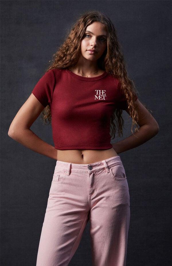 The Met Women's x PacSun Logo Baby T-Shirt Product Image