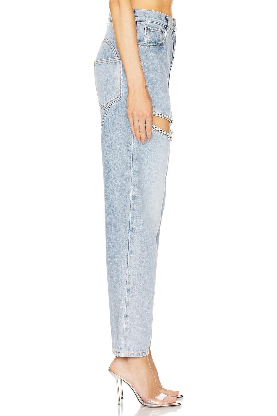 Crystal Slit Jean AREA Product Image