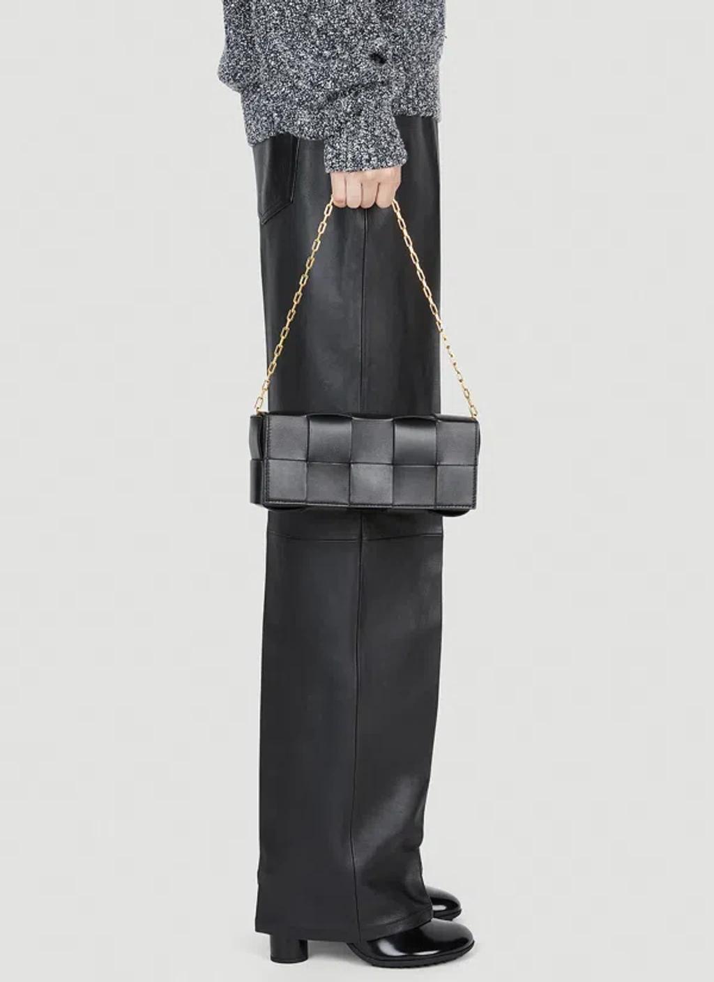 BOTTEGA VENETA Baguette Pochette Shoulder Bag In Black Product Image