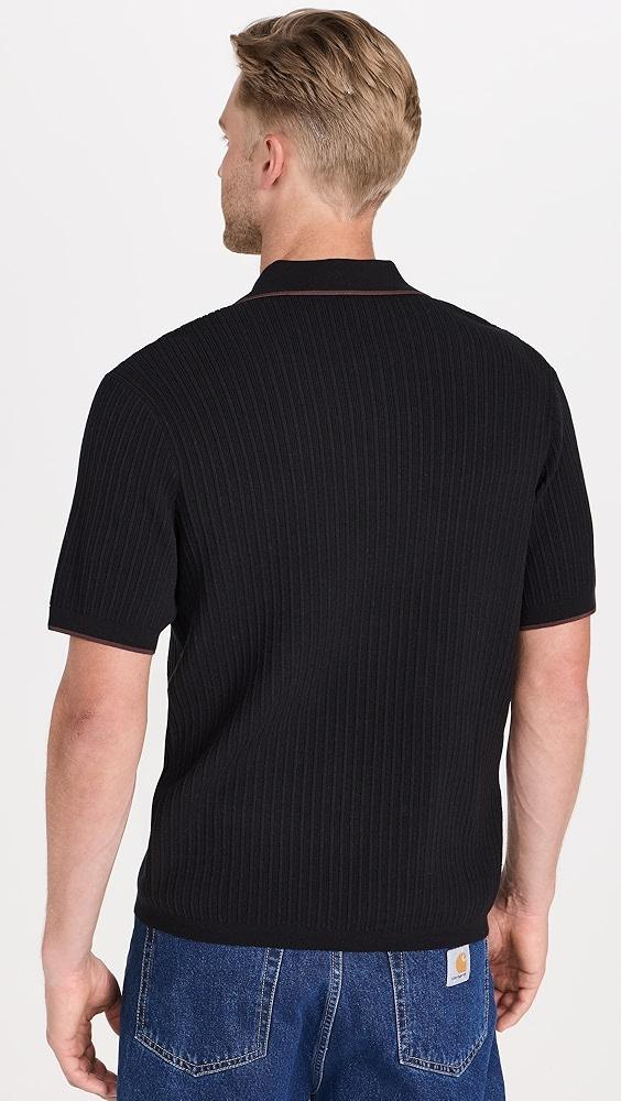 rag & bone Harbor Johnny Collar Polo | Shopbop Product Image