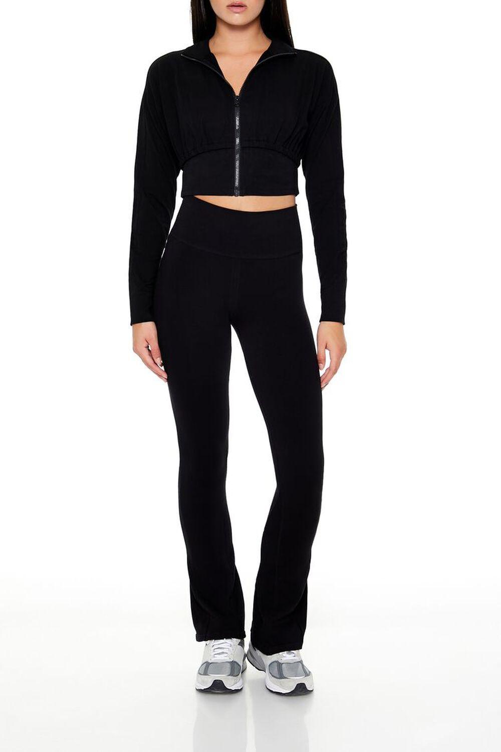 Active Cropped Zip-Up Jacket | Forever 21 Product Image