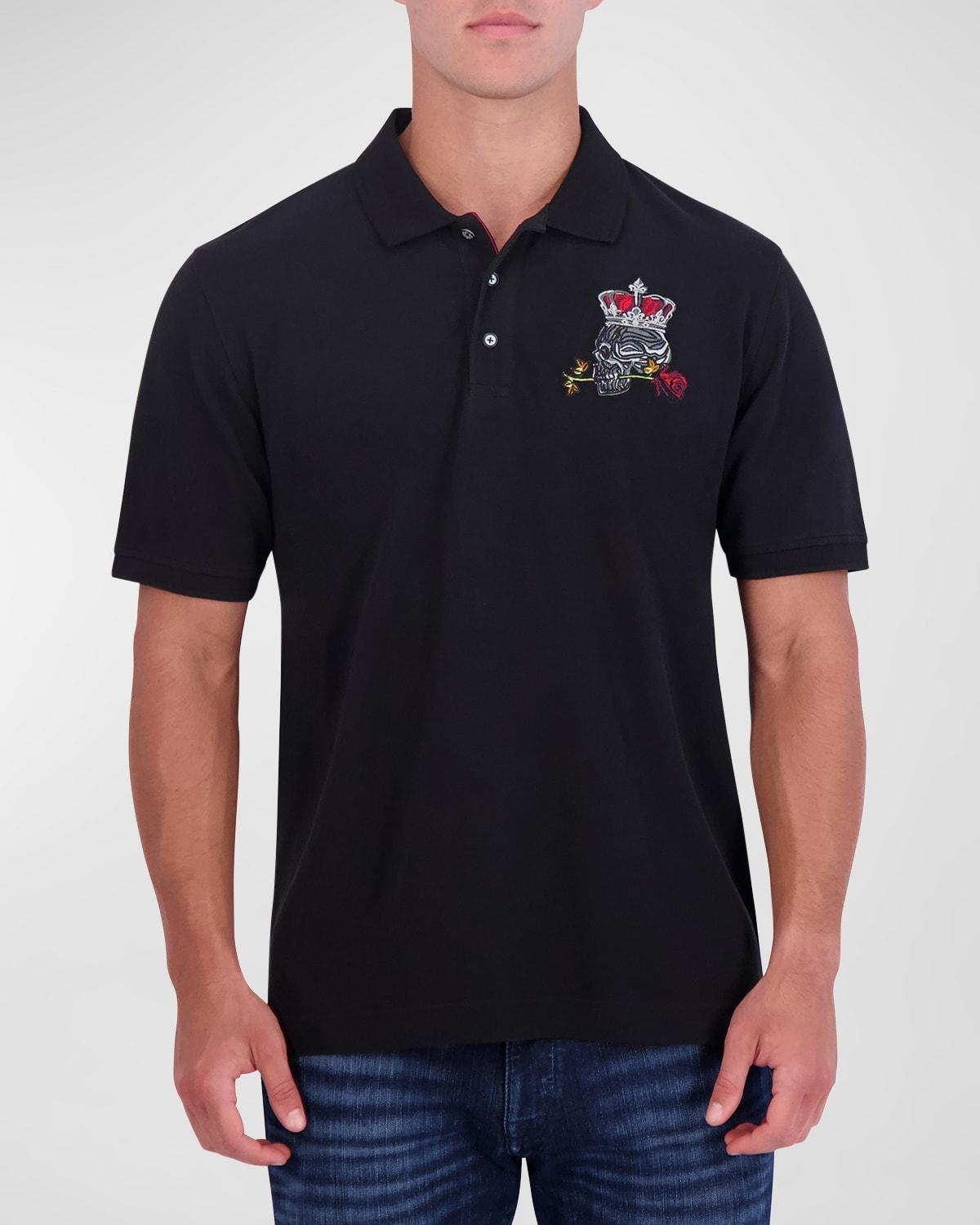 Mens Arezzo Knit Polo Shirt Product Image